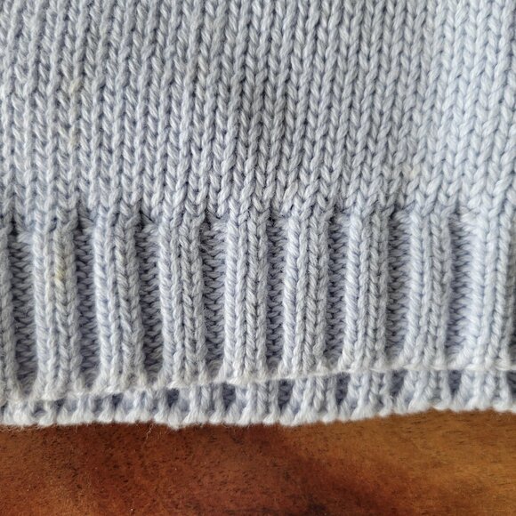 VTG NWOT La Petite Ourse Baby Boy 0-3 Months Cotton Blue Pullover and Pants Set - Picture 5 of 14